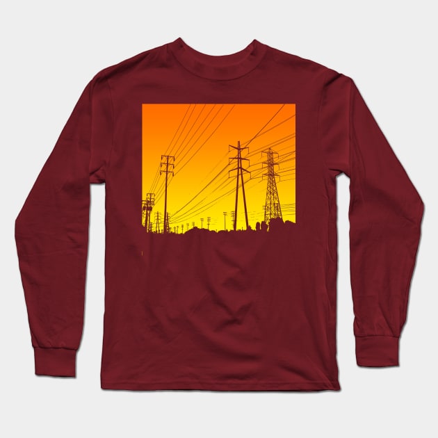 Powerlines Long Sleeve T-Shirt by Styleuniversal